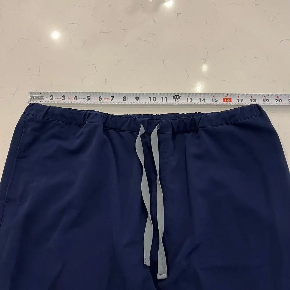FIGS Pisco Straight-Leg Scrub Pant Navy Size XXL